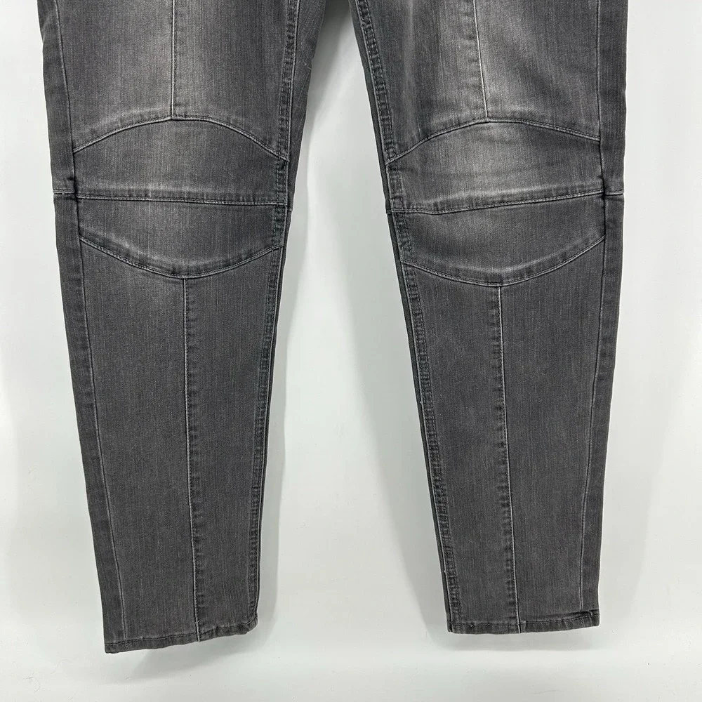 V 1969 Italia Jeans 34x32 Black ‎ Moto Biker Abbigliamento Sportivo SRL Grudge